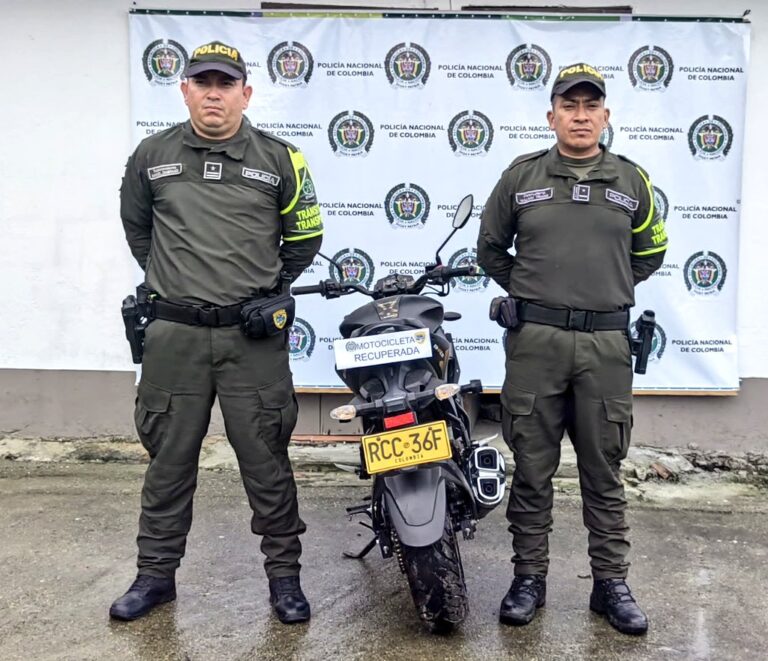 Nueve motocicletas recuperadas por la policía del Chocó.