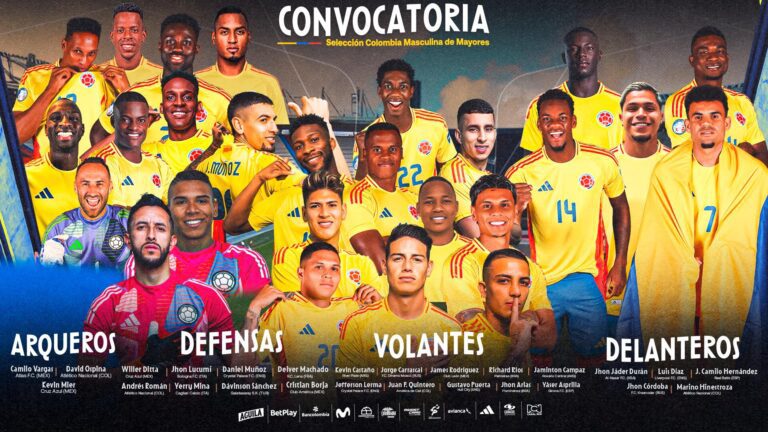 Cuatro chocoanos en la lista de 26 convocados para enfrentar a Perú y Argentina.