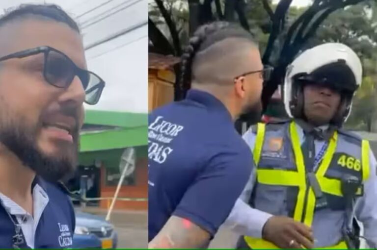 Ordenaron captura contra sujeto que lanzó insultos racistas contra agente en Cali