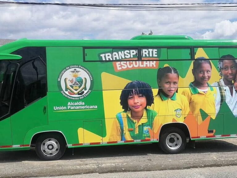 Alcaldía de Unión Panamericana entregará dos buses nuevos para el desplazamiento de los estudiantes