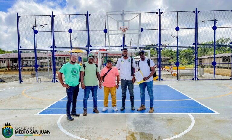 Entregan espacios deportivos para la comunidad de la Lerma en el Medio San Juan.