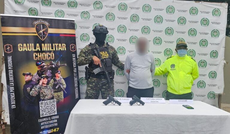 Ejército Nacional, junto a la Policía Nacional, captura a alias Coco o Doctor, pieza clave del Clan del Golfo en el Chocó