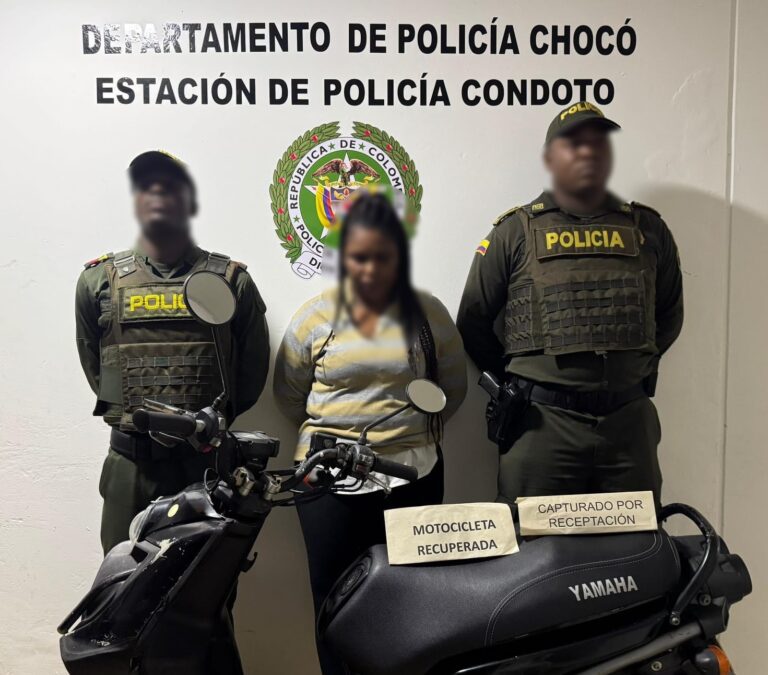 En Condoto fue capturada una mujer por receptación