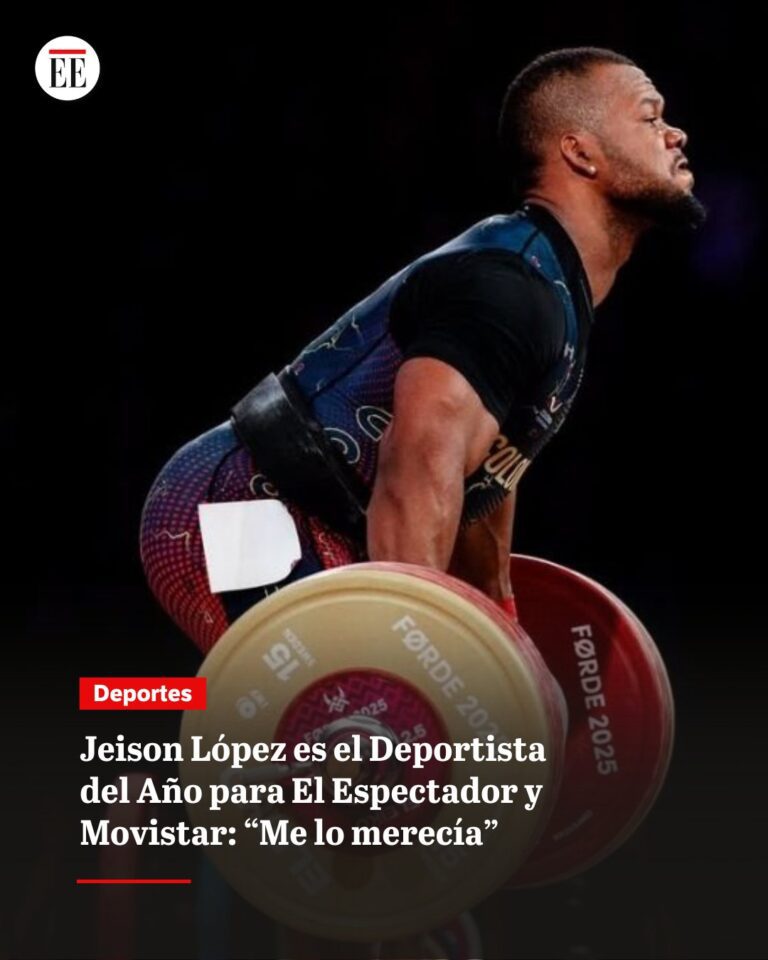 Jeison López es el Deportista del Año para El Espectador y Movistar: “Me lo merecía”
