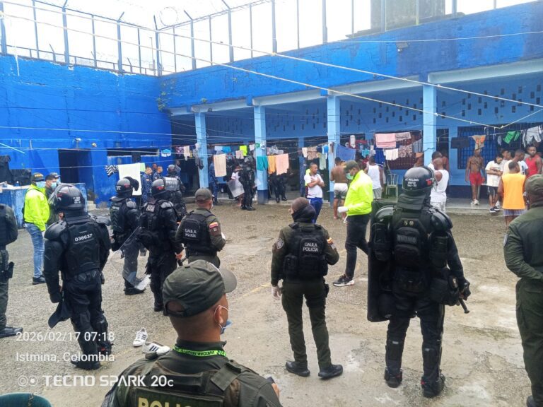 Operativo relámpago en Cárcel de Istmina: 18 traslados y desarticulación de redes de extorsión
