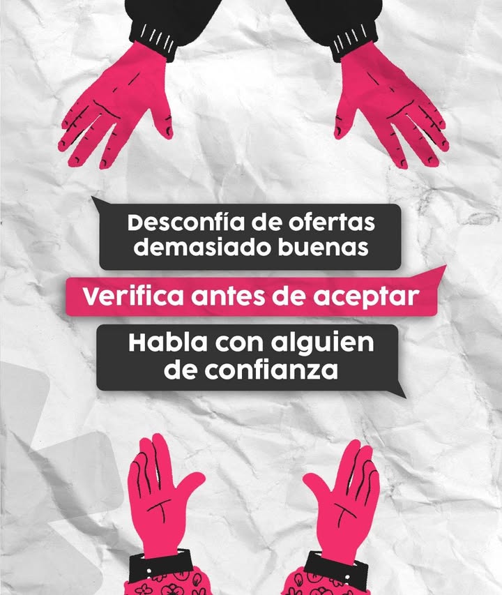 🚨 **¿Crees que sabes cómo funciona la trata de personas?** Algunos mitos...